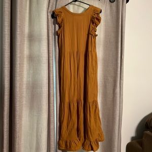 Ruffled Sleeveless Dress